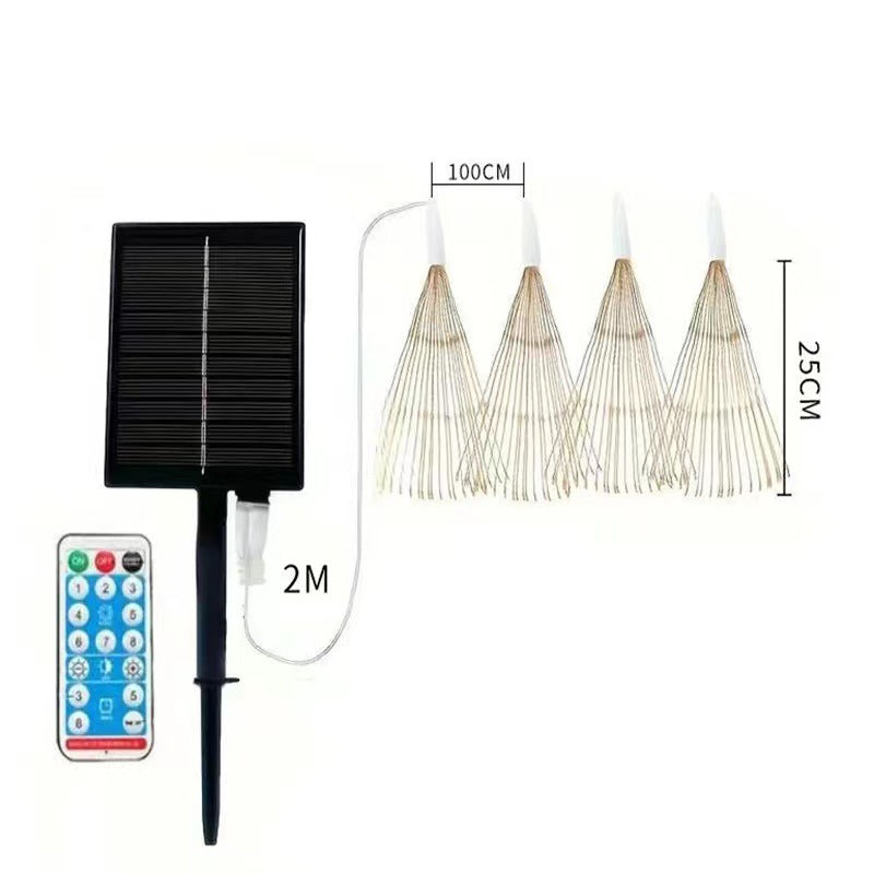 yinhendengshi Solar Hanging Fireworks Lights(50pcs/box)Easy to install High quality performance Outdoor waterproofing