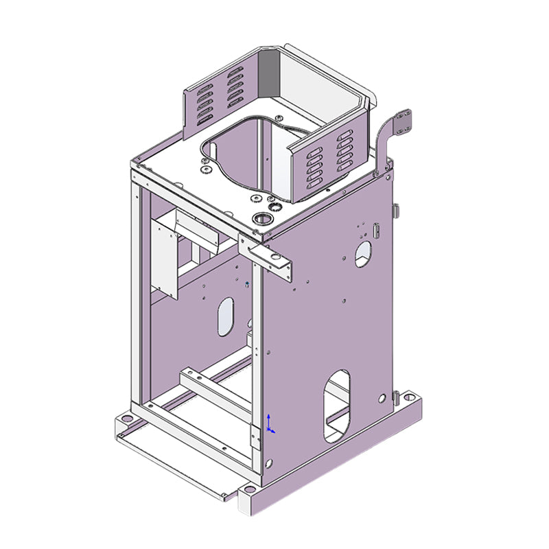 SHENGDA Hosiery machine frame sheet metal Aluminum profiles can be customized