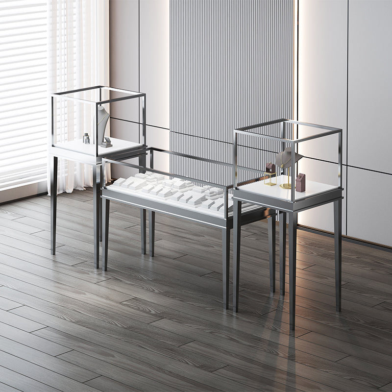 liuhe Light luxury jewelry store regular boutique cabinet(Please consult customer service for pricing) glass counter Stylish simplicity Jewelry Display Cabinet