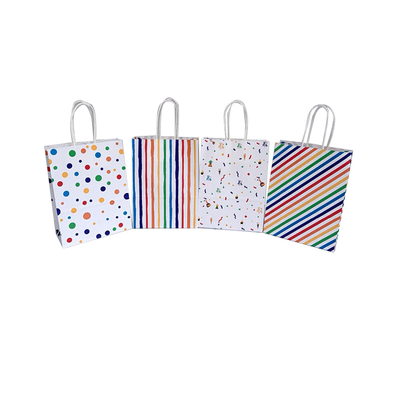 kalefubaozhuang Eco-friendly kraft paper bags (Twill polka dot) Storage bag