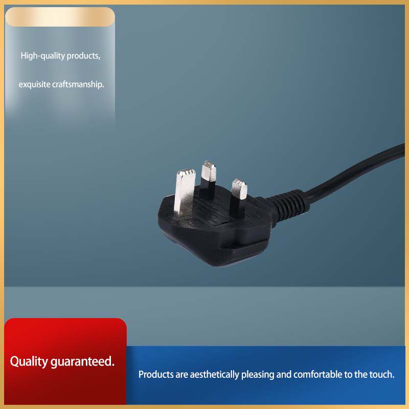 chaohuidianqi Anglo-Chinese Three-plug power cord Pure copper core High quality and durable (Price consulting customer service)
