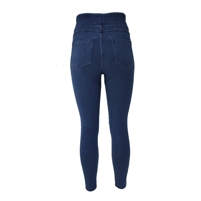 jingdi Women's Knitted Jeans(500 pieces Starting lot)casual sports pants long pants lightweight