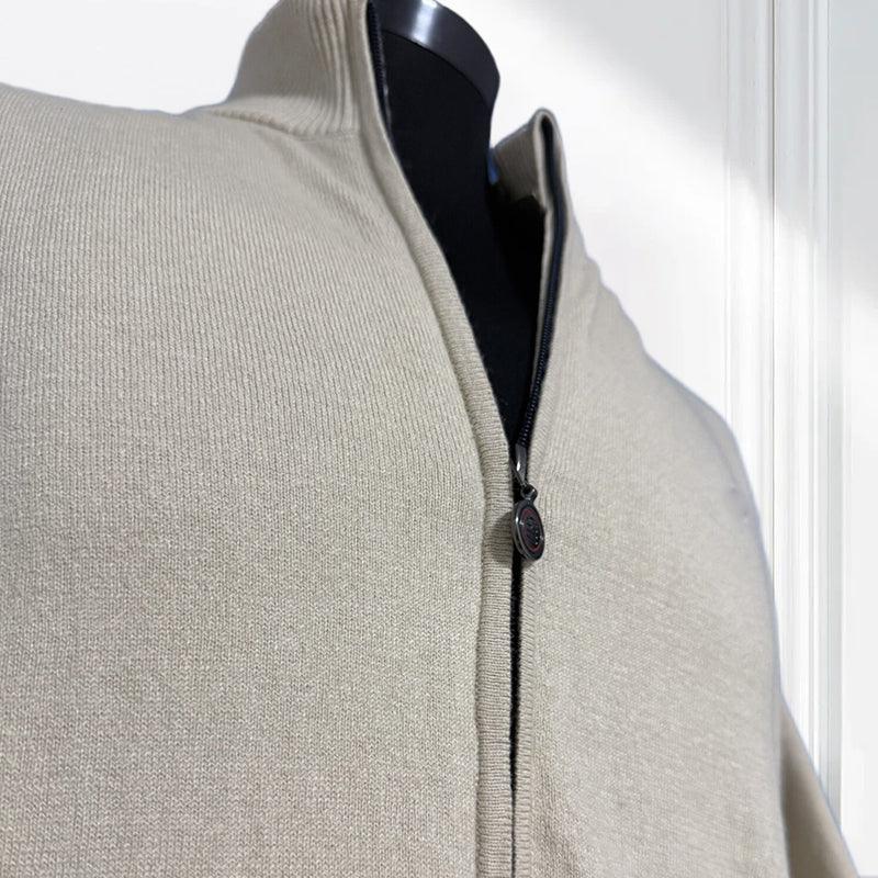 jiaoyifushi Men's Zipper Cardigan(Price Enquiry Starting from 100) Cotton Breathable Casual Versatile