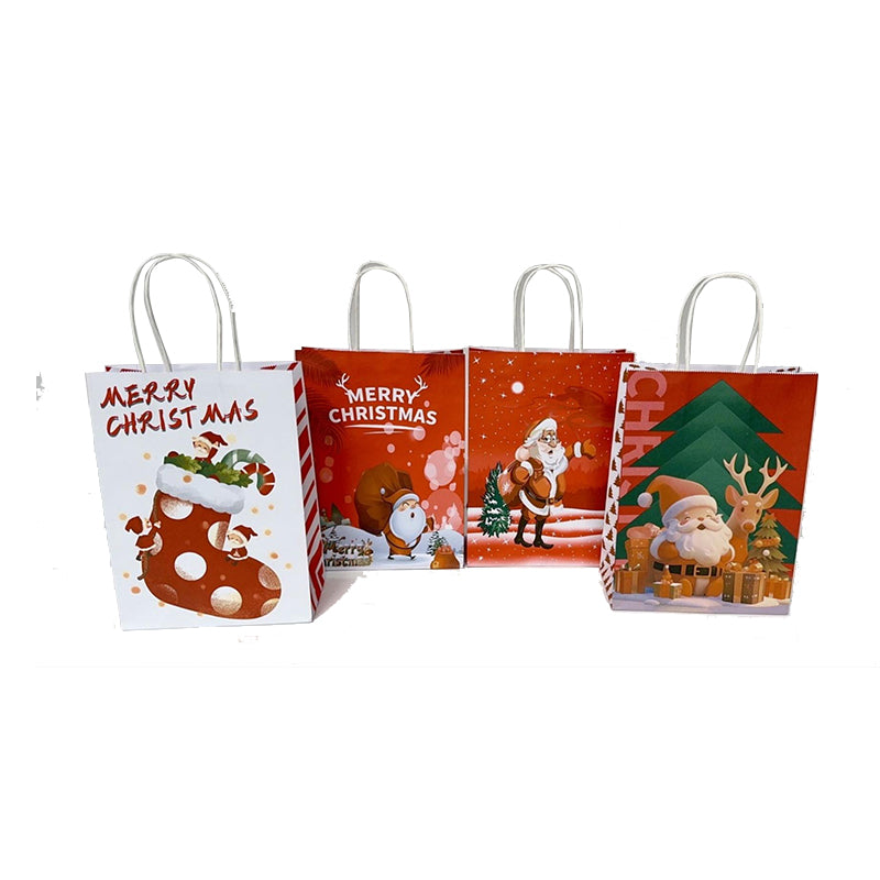 kalefubaozhuang Eco-friendly kraft paper bag (Christmas style) Milk tea bag