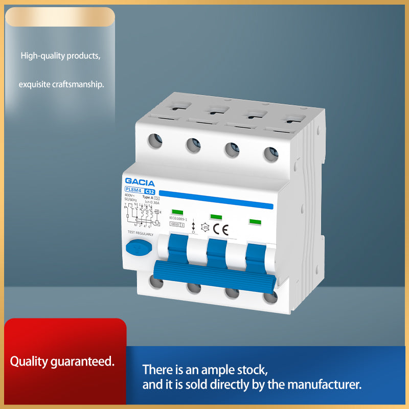 jiaxiya Circuit - breaker with leakage and overload protection(Minimum order quantity: 120 pieces. Price inquiry )intelligent early warning double protection