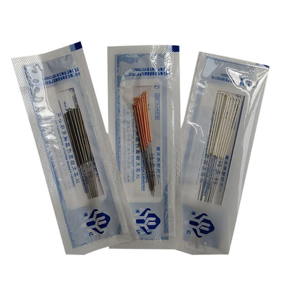 tianxieyiliao  acupuncture needle  Silver needles are inserted into acupoints, inheriting ancient methods in a new way.