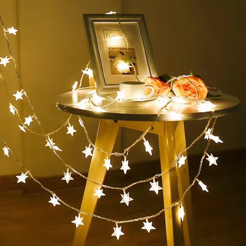 yinhendengshi Battery Box Star String Lights（100pcs/box）Low voltage safety Battery operated Convenience