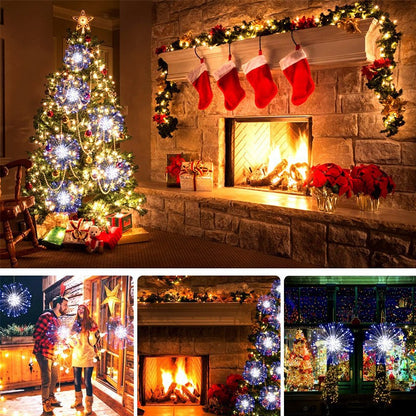 yinhendengshi Solar Hanging Fireworks Lights（50pcs/box）Easy to install   High quality performance  Outdoor waterproofing
