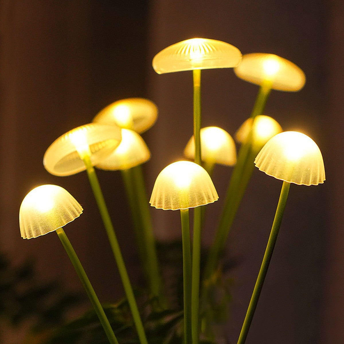 yinhendengshi Solar Ground Mushroom Light（50pcs/box）Easy to install   High quality performance  Outdoor waterproofing