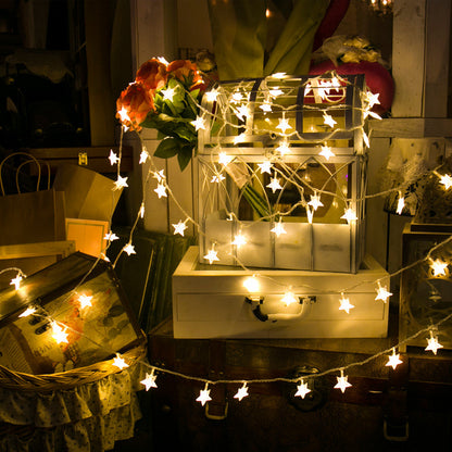 yinhendengshi Battery Box Star String Lights（100pcs/box）Low voltage safety Battery operated Convenience