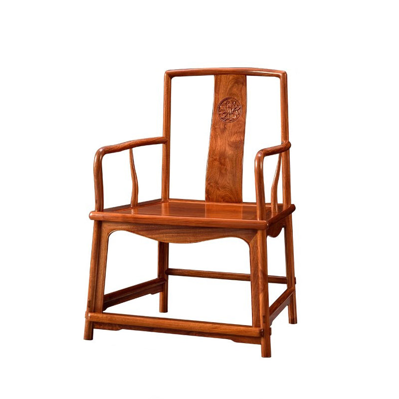 jianchen Large Fan South (Fan Chair)  Scalloped Side Nangong Chair Mahogany Ming Style