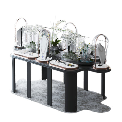 liuhe High-end jewelry store corrugated display stand(Please consult customer service for pricing) dust cover home ornament Gold Jewelry Cabinet