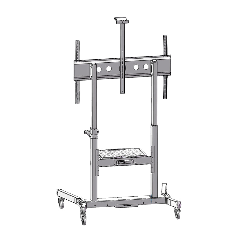 SHENGDA  Movable, adjustable TV frame sheet metal  Aluminum profiles can be customized