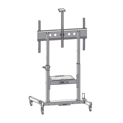 SHENGDA  Movable, adjustable TV frame sheet metal  Aluminum profiles can be customized