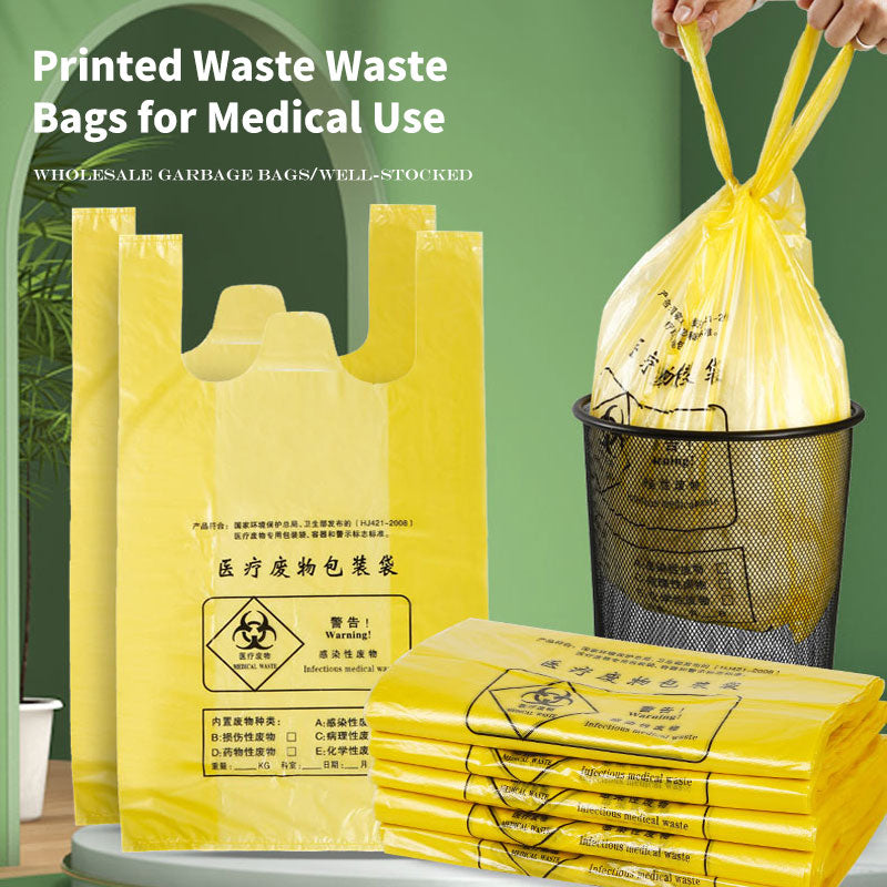 jinbowang  Medical printed garbage bags（Price consultation）Puncture-resistant; Warning sign