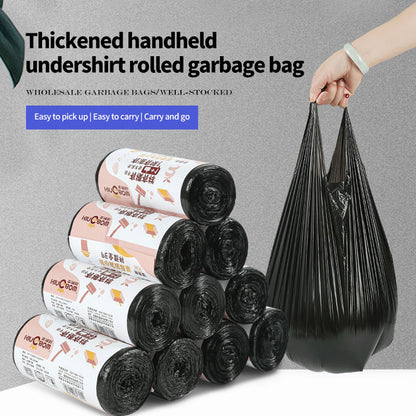 jinbowang Rolled vest-shaped garbage bags（Price consultation）With break points for easy tearing, portable for storage.