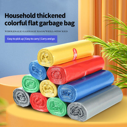 jinbowang Colorful flat - mouth garbage bags（Price consultation）Classification marks, gorgeous colors