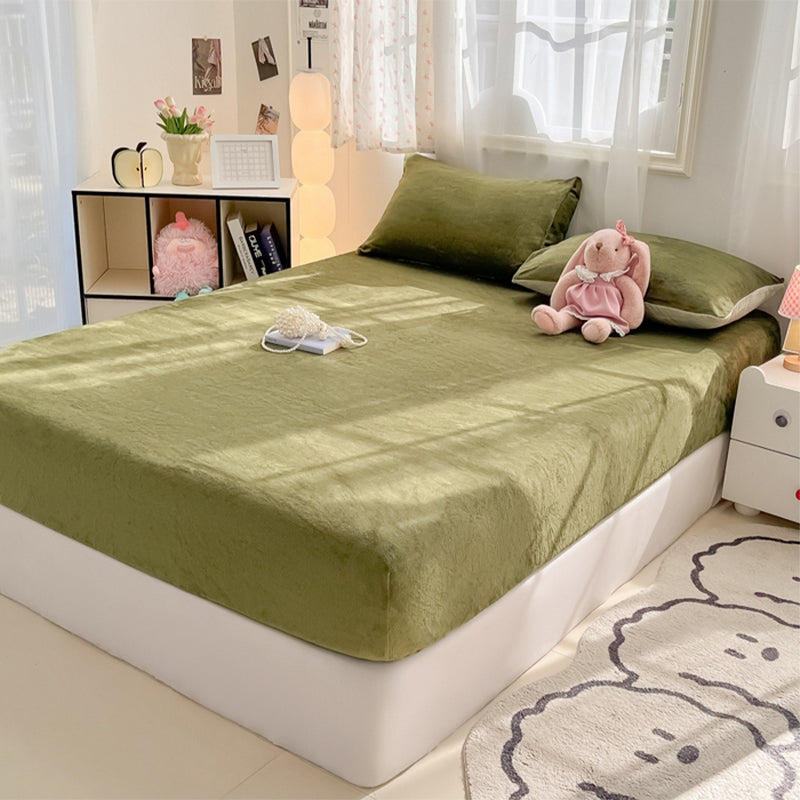 xinzhi Milk pile bed hat Mattress cover Non-slip sheet Mother and child grade washed cotton mattress
