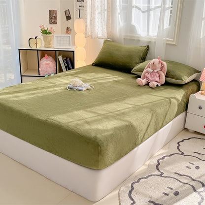 xinzhi Milk pile bed hat Mattress cover Non-slip sheet Mother and child grade washed cotton mattress