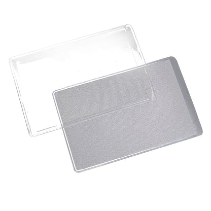 huajisujiao Badge protector (Please consult customer service for pricing)   Waterproof and dust-proof thick transparent sleeve