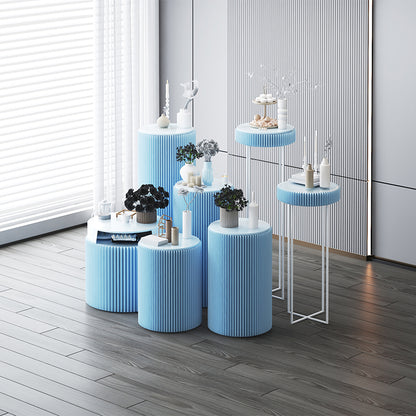 liuhe Light Luxury Jewelry Store DP Spot Display Portfolio(Please consult customer service for pricing) Shelf display Round decorative table Merchandise Display Stand