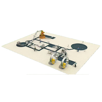 jinmei Archimedes (c. 287-212 BC) Water extractor Stainless Steel Water Trolley Children's water play equipment