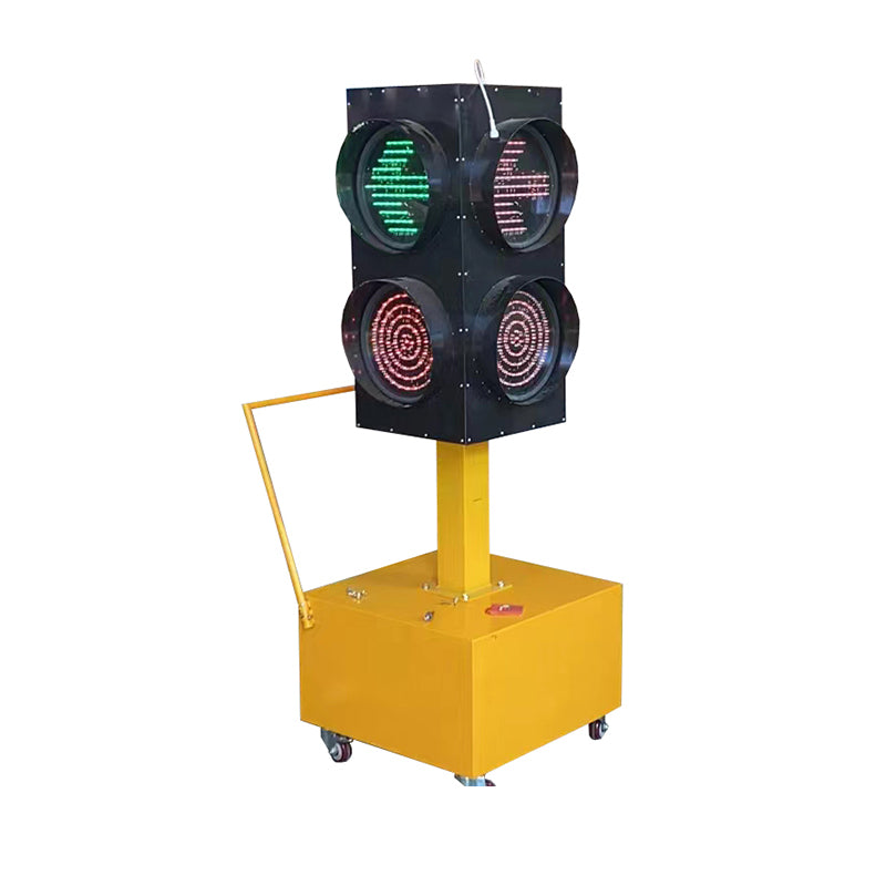 antai Solar power moves traffic lights  Road construction light lifting