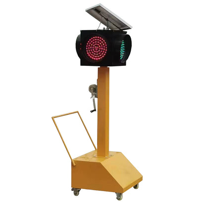 antai Solar power moves traffic lights  Road construction light lifting