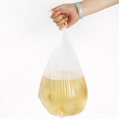 jinbowang White flat - mouth garbage bags（Price consultation）Thickened and capable of bearing heavy loads, leak-proof and durable