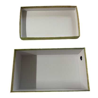 OUHAIJS Vintage universal shoebox  Thickened shoe box Exquisite shoe box