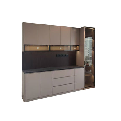 buermuye Decorative cabinet and wine cabinet（Price consultation. Customization is supported.）High-end customization, constant-temperature wine storage.
