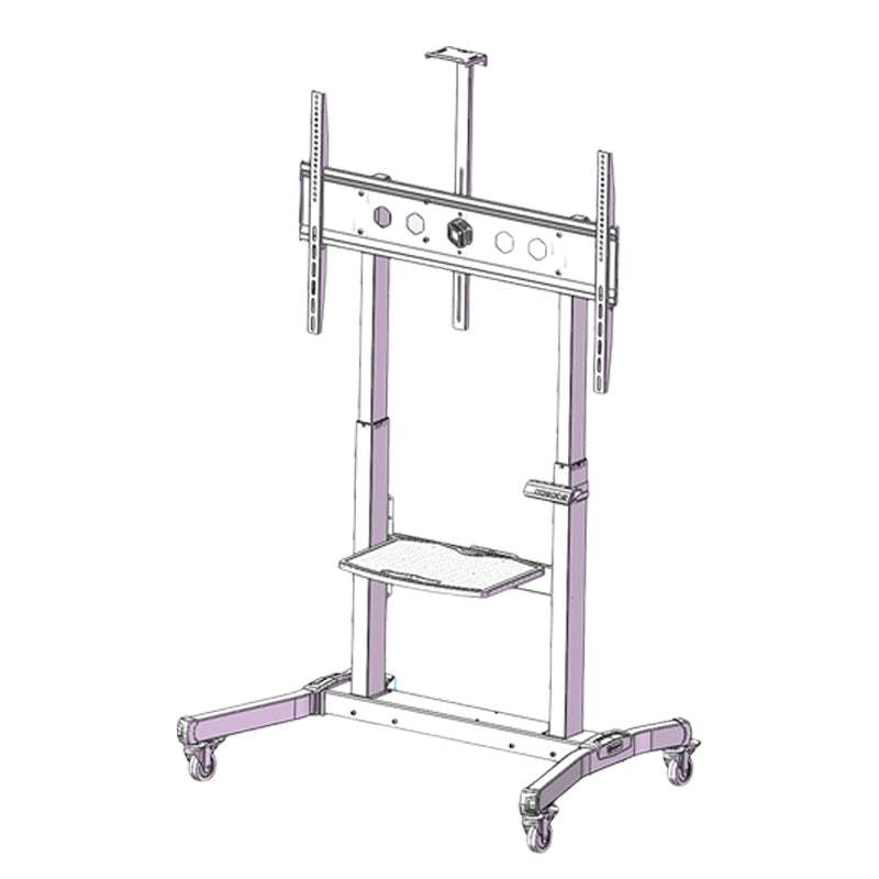 SHENGDA  Movable, adjustable TV frame sheet metal  Aluminum profiles can be customized