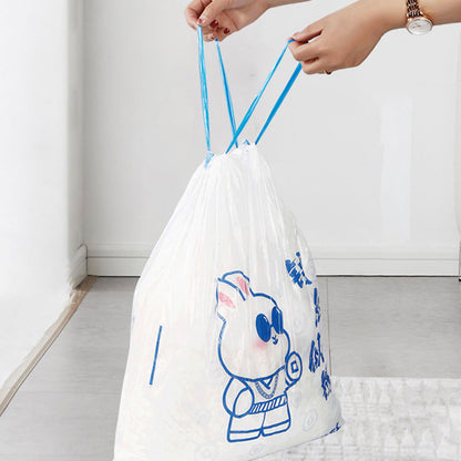 jinbowang  Printed drawstring garbage bags（Price consultation）Fashionable and aesthetically pleasing, automatically closing.