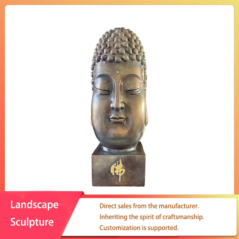 sanweiyishu Buddha's head（Price consultation. Customization is supported.）The Compassionate Appearance of the Buddha, the Radiance of the Buddha that has Lasted for a Thousand Years