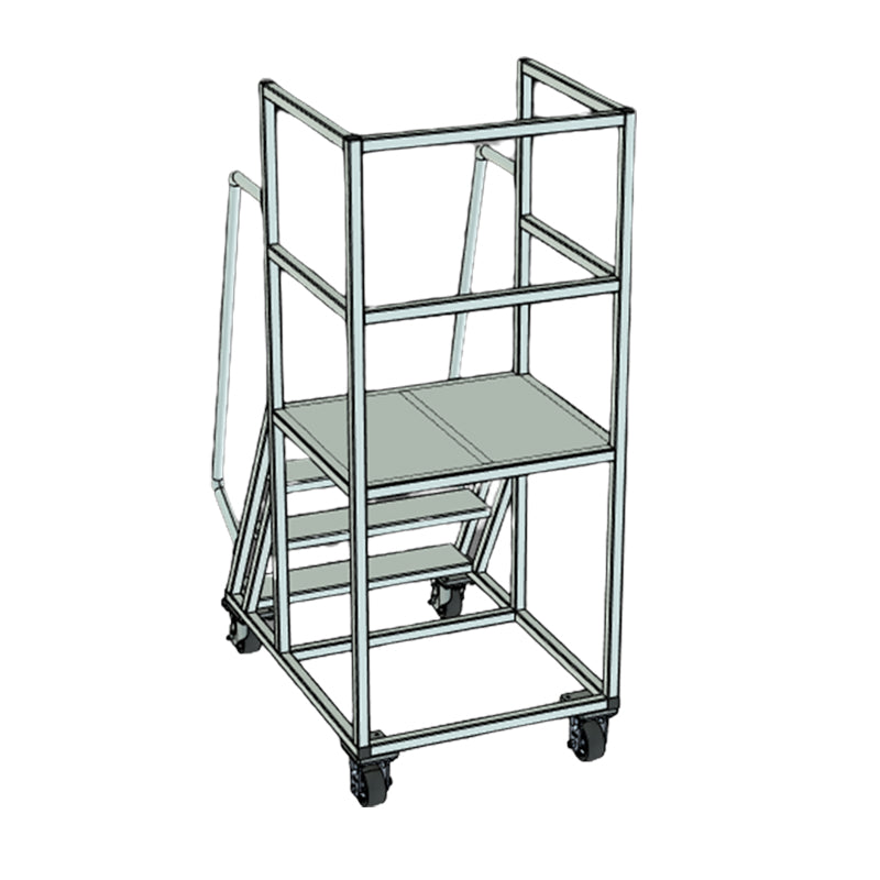 tongkuai High ladder  Aluminum alloy tread for warehouse elevator