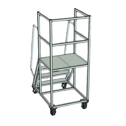 tongkuai High ladder  Aluminum alloy tread for warehouse elevator