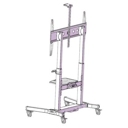SHENGDA  Movable, adjustable TV frame sheet metal  Aluminum profiles can be customized
