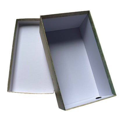OUHAIJS Vintage universal shoebox  Thickened shoe box Exquisite shoe box