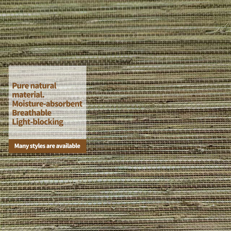 dongtingchuangshi Fabric of Hemp - grass Woven Curtain（Price Inquiry） Minimum Order Quantity: 5 Natural and environmentally friendly, providing sunshade and being breathable.