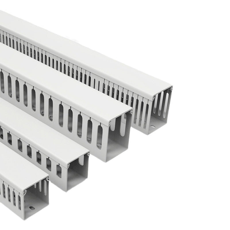 weiji pvc industrial line trough（customizable/meter (classifier)） PVC line trough Exposed plastic flame-retardant fitting trough PVC industrial line trough