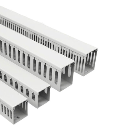 weiji pvc industrial line trough（customizable/meter (classifier)） PVC line trough Exposed plastic flame-retardant fitting trough PVC industrial line trough
