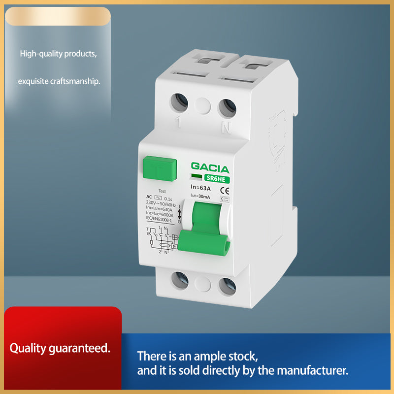 jiaxiya Residual Current Circuit - Breaker（RCCB）（Minimum order quantity: 60 pieces. Price inquiry ）sensitive power - off  quick - acting power cut - off