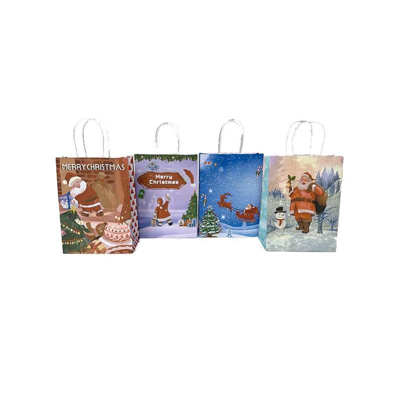 kalefubaozhuang Eco-friendly kraft paper bag (Christmas style)  Milk tea bag