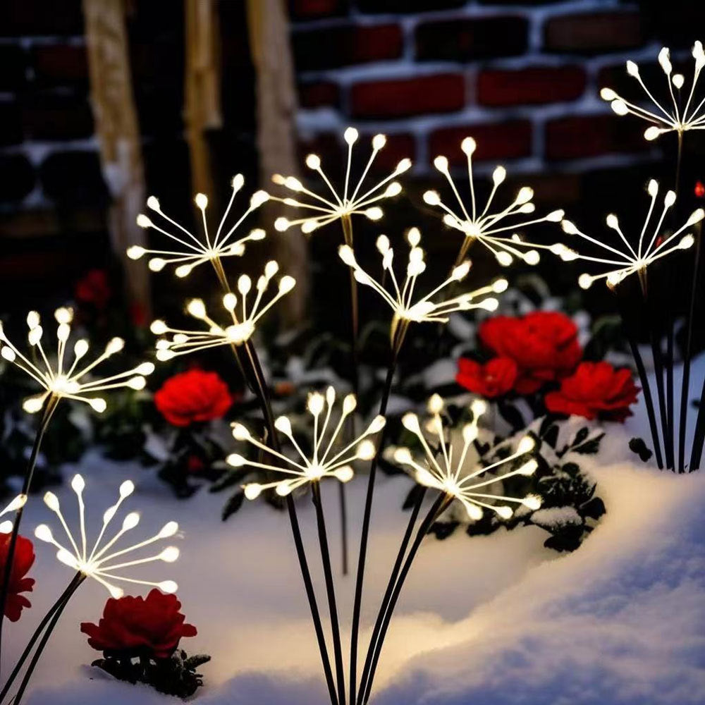yinhendengshi Solar Ground Plug Small Fireworks Light（100pcs/box）High-quality performance Outdoor waterproof Functionality