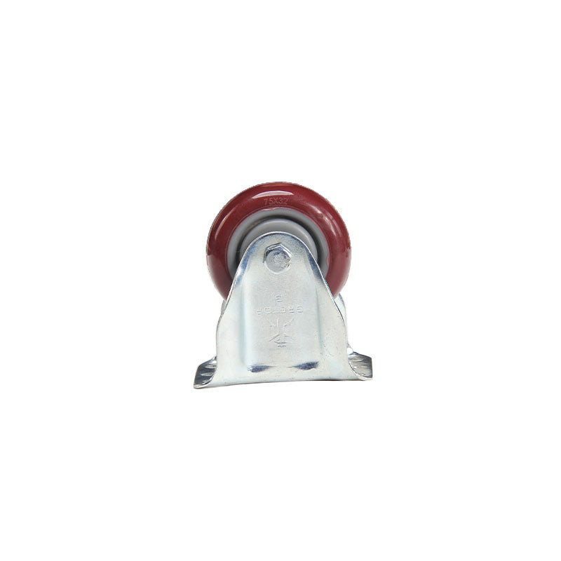 bainian GP Medium 3 inch Red PU Fixed Wheel