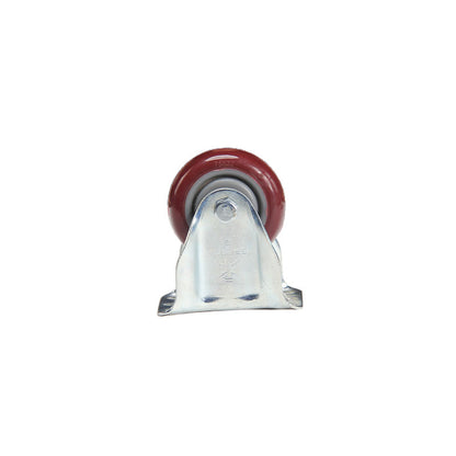 bainian GP Medium 3 inch Red PU Fixed Wheel