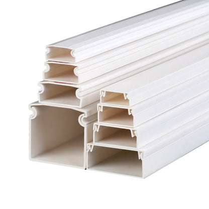 weiji pvc jiangsu type trunking PVC（customizable/meter (classifier)） PVC Square Flame Retardant Wire Channel Thickened and Durable