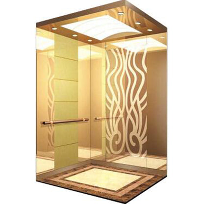 apashilongdianti Wooden decoration passenger villa elevatorAPSL-B09  Silent elevator Residential elevator