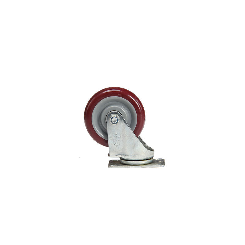 bainian GP medium 4 inch red PU movable wheels