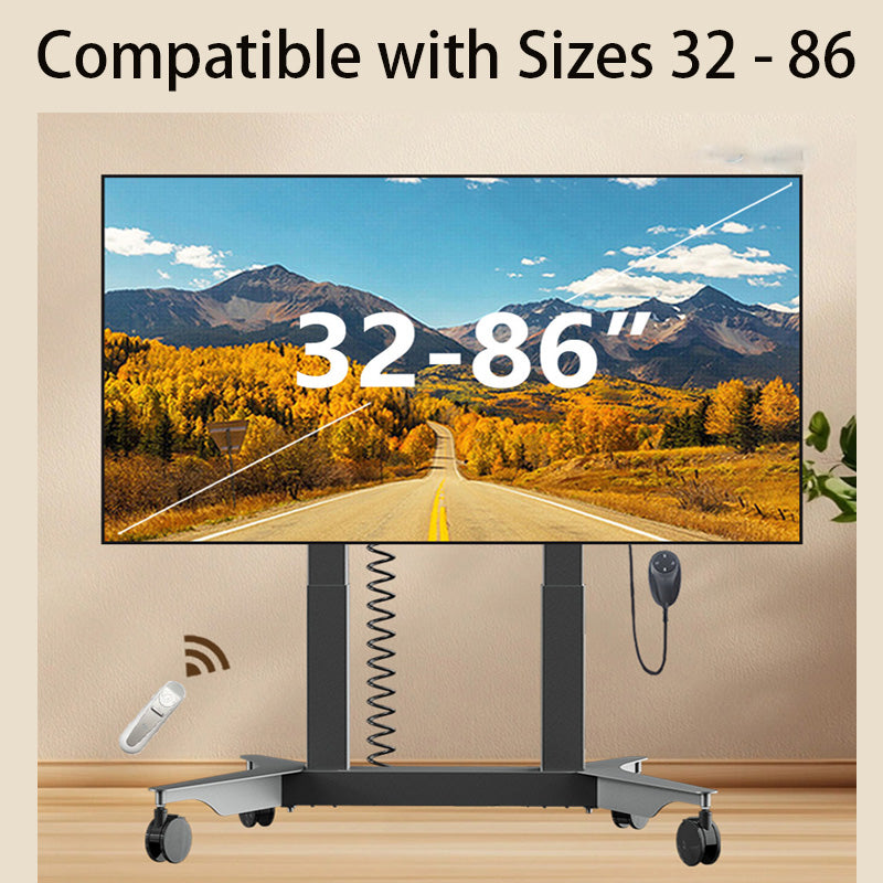 MASITE Smart Dual-Control Motorized TV Lift Mount with 0-90° Screen Rotation and Mobile TV Cart（Ask customer service for specific prices）